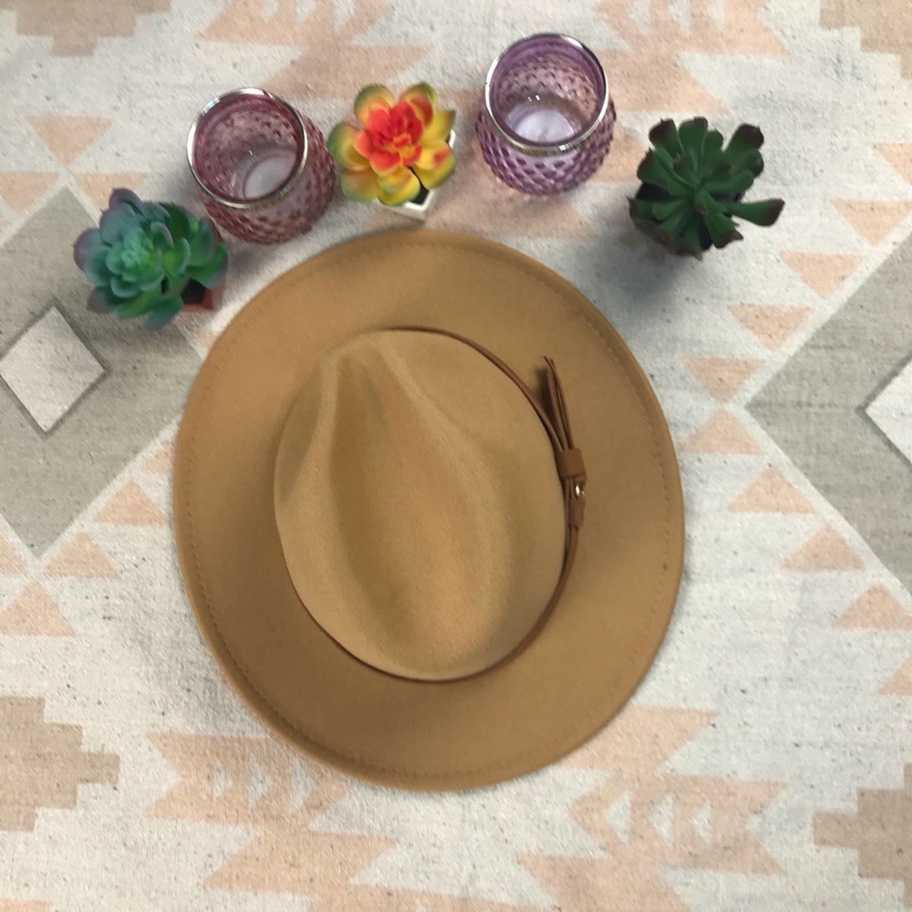 Boho Chic Panama Hat - Picture 2 of 3